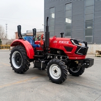 Traktor Pertanian Multiguna 4WD 50HP 60HP 80HP Berbahan Bakar Diesel Bersertifikasi ISO untuk Pertanian
