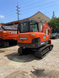 Excavatrice sur chenilles Dossan DH60 d'occasion de 6 tonnes avec composants essentiels (moteur, boîte de vitesses, roulement, pompe) DH55 DX60 - Product Image 4