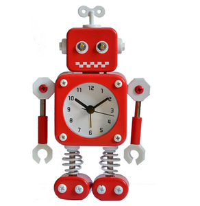 Divertido Reloj <span class=keywords><strong>Despertador</strong></span> de Juguete de Cuarzo con Diseño Shabby Chic, Pantalla de Agujas y Retroiluminación para Habitación Infantil, Color Personalizado para Ramadán - Product Image 1