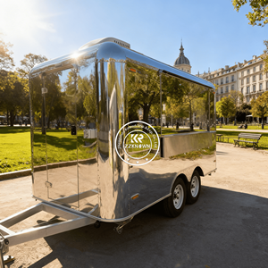 Remolques de Comida Móviles para Hornos de Pizza, Food Truck, Remolque de Comida Rápida, Remolque de <span class=keywords><strong>Tacos</strong></span> Totalmente Equipado, Carrito de Café Móvil - Product Image 2