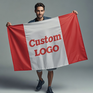 Articles promotionnels Drapeaux Oromo personnalisés 3x5 Bannières Impression numérique Matériel polyester Mât de drapeau en aluminium Logo Drapeau Marque C&S - Product Image 3