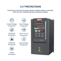 SAJ PDS33-4T030B-EH 3 380V 3kW Variateur de fréquence (VFD) à haute efficacité MPPT pour moteur AC avec communication RS485, haute puissance, industriel