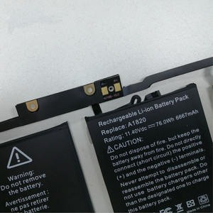 Macbook Pro 15 inç Laptop batarya için A1707 dizüstü pili yedek şarj edilebilir - Product Image 4