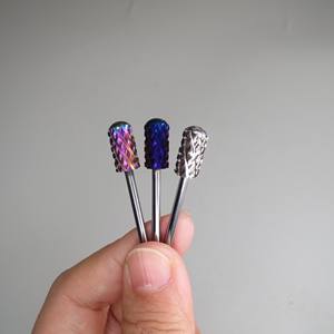 5xc 4xc 3x फैक्टरी नाखून कला उपकरण टंगस्टन कार्बाइड चिकनी शीर्ष नाखून ड्रिल बिट्स बड़े बैरल बिट - Product Image 3