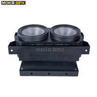 2x100w cob lumière d'étape de blinder lumière chaude et froide 2in1 MOKA SFX
