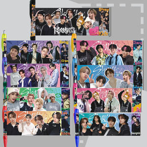 Kpop ضال الاطفال Itzy atetwice قلم حبر جاف مهووس بورنبينك حرف الألبوم القلم التصويري فيليكس كارينا الهدايا الترويجية - Product Image 1