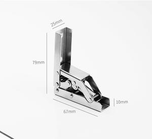 Support de table caché, étagère dissimulée, pièce de mobilier, angle d'ouverture de 180°, charnière en acier moderne pour chambre à coucher, appartement - Product Image 5