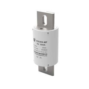ฟิวส์แรงดันสูงชนิดเซรามิกทองแดง SINOFUSE RS309-MF-EV125A 150A-400A 800Vdc สำหรับเครื่องชาร์จรถยนต์ไฟฟ้า ESS พลังงานแสงอาทิตย์ - Product Image 1