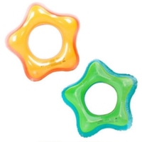 Logo personnalisé/taille piscine à feuilles tropicales flottant fête d'été anneaux de natation gonflables cercle piscine flotteur Tube anneau pour adultes enfants