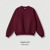 Sweat-shirt ample et décontracté pour hommes, couleur pure, velours américain, col épais, motif uni, collection automne hiver 345G