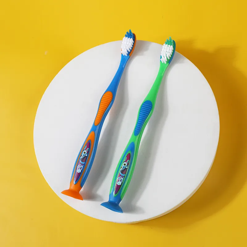 PERFCT Ultra Fine Super Soft Bristle Kid Toothbrush for Children Tooth Brush with Toy Customized Logo Acceptable
