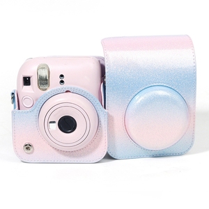 Bolsa de cuero de PU con protección de cámara de cielo estrellado colorido para Fujifilm <span class=keywords><strong>Instax</strong></span> <span class=keywords><strong>Mini</strong></span> 12 funda protectora - Product Image 5