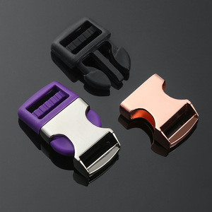 Hebilla de Liberación Lateral Jiuyuan, Metálica, Negra, Resistente, para Bolsos y Accesorios - Product Image 3