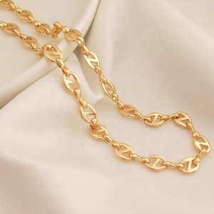 Corea Naso di Maiale Catena No Fade Oro Accessori Catene Dei Monili Della Catena Per Monili Che Fanno - Product Image 2