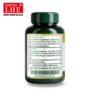 Fabricant de suppléments de niacine (vitamine B3) en contrat, sans OGM, sans gluten, pour la santé de la peau et l'énergie, 110 mg, 120 capsules de niacine - Product Image 5
