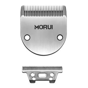 MORUI-Cortadora eléctrica profesional de plata, hoja de repuesto para el cuidado de mascotas, logotipo personalizado, disponible para afeitado de peluquero - Product Image 1