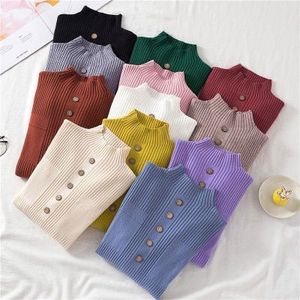 Maglione a Collo Alto per Donna, Autunno/Inverno, Elegante con Maniche Lunghe e Nuovo Design Slim Aderente in Maglia Spessa - Product Image 4