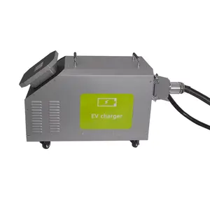 มือถือ IP54 20kw ระดับ 3 CCS2 CCS1 gbt CHAdeMo แบบพกพา fast ev dc charger 30kw 40kw สําหรับไฟฟ้ารถ