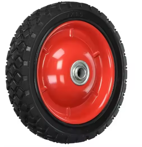 Rueda de goma sólida de 8 pulgadas al por mayor de alta calidad 8*1,75 ruedas de neumáticos de goma sólida usadas para carro o carros de herramientas - Product Image 3