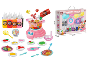 Jouets de cuisine pour enfants d'âge préscolaire, garçons, jeux d'imitation <span class=keywords><strong>2023</strong></span> avec gel magique, jouet éducatif pour enfants, jouets à vapeur, éducation <span class=keywords><strong>des</strong></span> enfants - Product Image 5