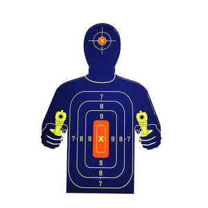 Hoja de Práctica Autoadhesiva Reactiva para Entrenamiento de Tiro al Aire Libre, Marcador de Ojo de Tigre de Alta Visibilidad - Product Image 2