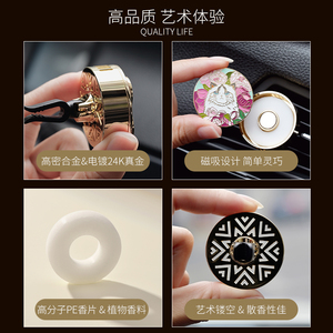Costom dễ thương động vật mèo trang trí phim hoạt hình Clip-on nước hoa hương liệu khuếch tán không khí Vent thiết kế phong cách trang trí xe làm mát - Product Image 5