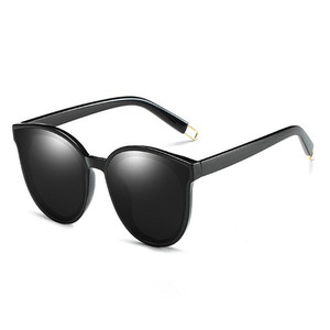 Gafas de Sol Redondas para Mujer, Estilo Moderno, Protección UV400, Montura de Resina, Estilo Retro Coreano, para Viajes - Product Image 2