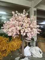 Pohon Bunga Sakura Buatan Bunga Artifisial Dekorasi Pernikahan Warna Pink Muda Pohon Sakura Jepang untuk Dekorasi Rumah dan Pesta