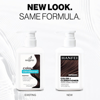 HanFei Nouvelle Arrivée Crème Colorante et Nettoyante Douce 2-en-1 à Base de Plantes Qualité Supérieure pour Cheveux