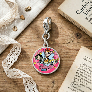 Bracelet à breloques italien en acier inoxydable avec personnages <span class=keywords><strong>de</strong></span> dessins animés classiques d'anime 3 policiers, breloques à clipser et pendentif queue <span class=keywords><strong>de</strong></span> homard - Product Image 3