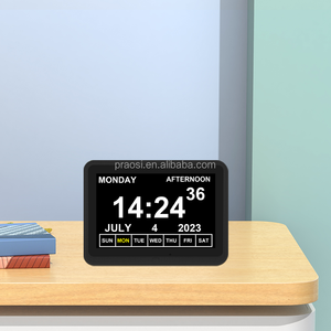 Pros Calendario digital inteligente Reloj de día Hablando Wifi Demencia Reloj Analógico <span class=keywords><strong>Medicina</strong></span> Recordatorios Alarma Agenda Foto Mensaje A través de la aplicación - Product Image 2