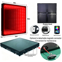 Piste de danse LED 3D magnétique IP54 pour extérieur, piste de danse pour mariage, pista de baile iluminada, panneau de piste de danse LED pour DJ, discothèque, fête