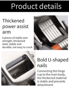 サプライヤー2D 90グラム双方向キャビネットドア油圧ソフトクローズ調整可能ヒンジキッチン家具金物アクセサリー寝室用 - Product Image 3