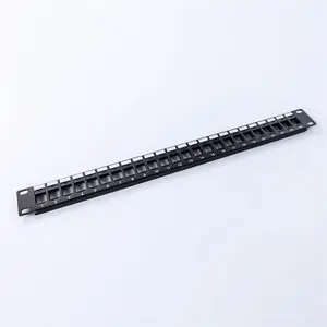 Patch Panel 24-Port ,1U 19" unshielded Wallmount or Rackmount