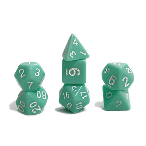 Özel Logo turuncu reçine RPG zar set-dnd Polyhedral şeffaf oyun zar - Product Image 3