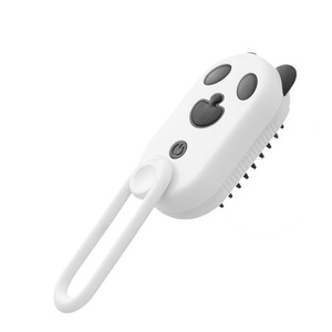 Brosse et peigne de massage pour animaux de compagnie avec pulvérisation d'ions négatifs pour le bain des chats/chiens - Élimine les poils lâches, empêche la dispersion des poils, élimine les poils en surplus - Product Image 5
