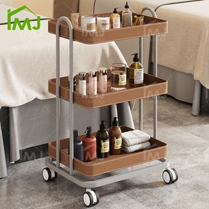 Mobile Makeup Salon Cart 3 Tiers Pedicure Spa Nail Shop <strong>Trolley</strong> Beauty <strong>Trolley</strong> for Sale - Product Image 4