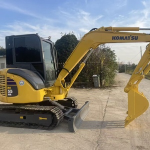 Excavatrice d'occasion Komatsu 5,5 tonnes PC55 d'origine japonaise de haute qualité et à bas prix, mini-excavatrice économique en stock avec EPA/CE - Product Image 5