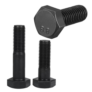 Đai ốc đầu lục giác Oxit Đen 3/8 "7/16" 1/2 "UNC UNF M10 M13 din933 bu lông lục giác #10-24 đồng bằng M6-M24 bu lông tùy chỉnh - Product Image 2