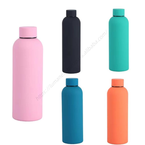 Botella de Agua Deportiva de Acero Inoxidable con Aislamiento de Doble Pared y Recubrimiento de Goma, Venta al Por Mayor - Product Image 5