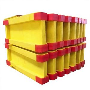 Poutre en bois H20 de conception moderne haute résistance 2,9 m 3,9 m avec revêtement en plastique rouge pour la construction de moules en béton - Product Image 1