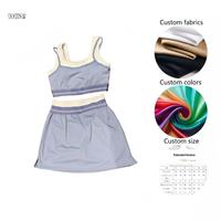 Neues Einfarbiges Atmungsaktives Yoga-Set Yoga-Top Zweiteiliges Unterwäsche-Kleid Fitness Sport Laufen Pilates