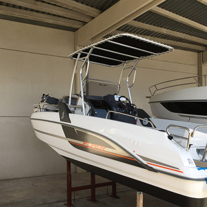 เรือตกปลา Raider RD510 T-Top ปรับความกว้างได้ สำหรับเรือคอนโซลกลาง โครงสร้างแข็งแรง พับเก็บได้ ทำจากอลูมิเนียม ท่อขนาด 50 มม. พร้อมหอคอยตกปลา - Product Image 6
