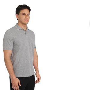 Polos OEM al por mayor, polos de golf de color sólido, polos de golf con cuello tipo blade personalizados con mangas cortas para hombre - Product Image 4