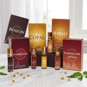 Aromathérapie |   La petite boîte de la pleine conscience |   Ensemble d'huiles essentielles en roll-on |   100% - Product Image 2