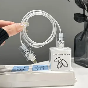 Nero ama custodia per caricabatterie in Silicone morbido per <span class=keywords><strong>iPhone</strong></span> 15 14 <span class=keywords><strong>13</strong></span> <span class=keywords><strong>Apple</strong></span> 18/20W custodia protettiva per cavo di protezione - Product Image 4