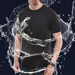 T-shirt Personalizzabili da Donna e Uomo, 100% Poliestere, Magliette Sportive, Top Unisex per Palestra, T-shirt DryFit Semplici - Product Image 2