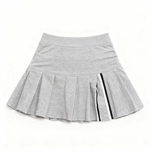 女性用カスタムロゴ2ピーステニスウェアセットジムフィットネスヨガブラゴルフピックルボールスカートジム & スポーツ用 - Product Image 2