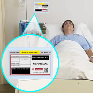 Tablero de Menú Digital con Tinta Electrónica para Hospitales Pediátricos, Letrero Multicolor para Habitaciones de Hospital, Tarjeta de Nombre/Número para Habitaciones, Soluciones Inteligentes para el Cuidado de la Salud - Product Image 1
