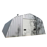 Maison préfabriquée maison en acier Quonset Hut Kits et arche bâtiment en acier Quonset toit en métal